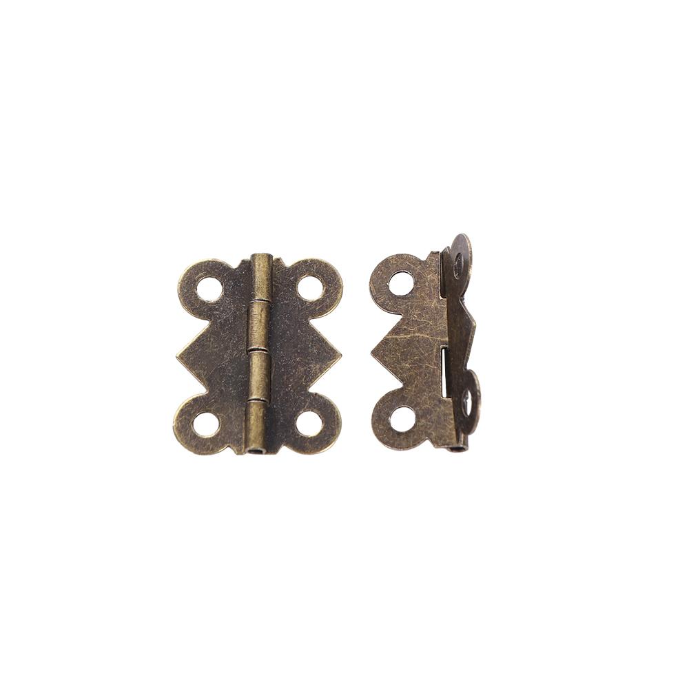 10Pcs Vintage Jewellery Box Hinge Decorative Butterfly Door Hinge Cabinet Butterfly Hinge Furniture