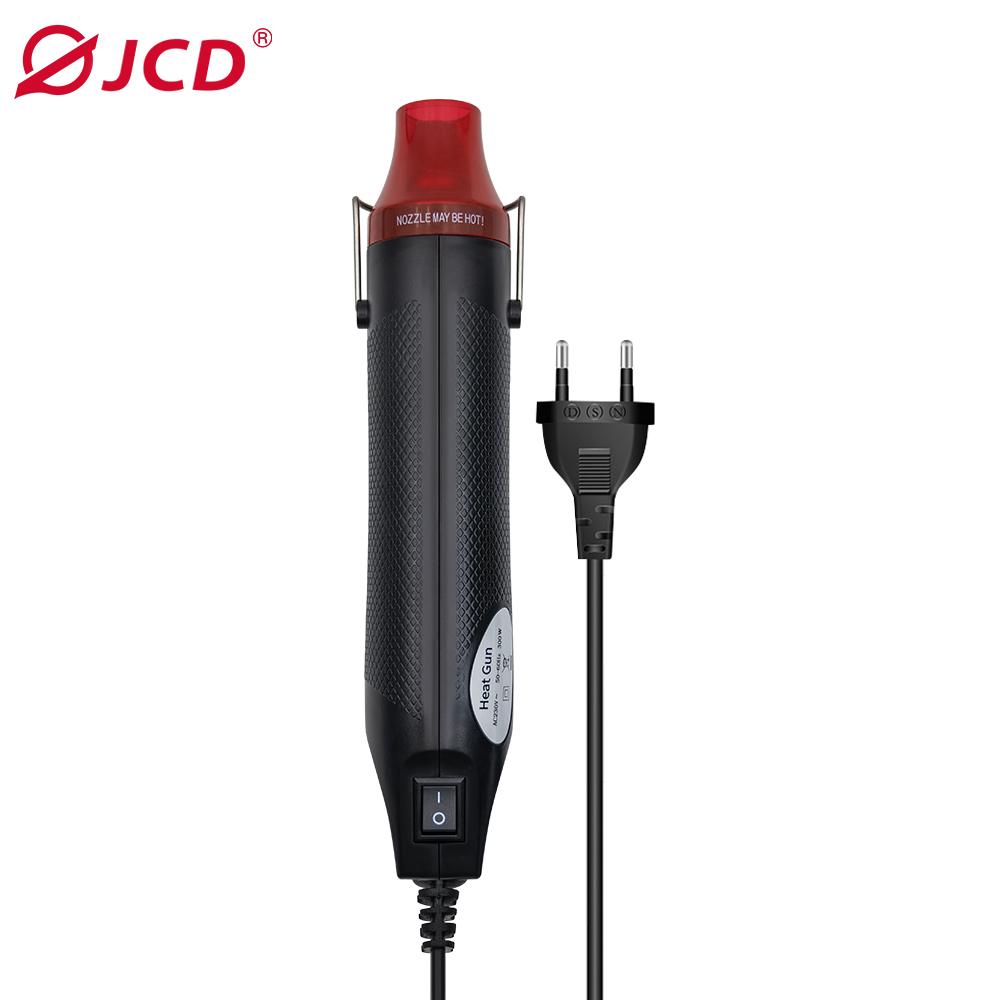 JCD Hot Air Gun DIY Tool Heat Electric Power Tool Mini 300W Soldering Temperature Crafts Blower with Supporting Seat Shrink