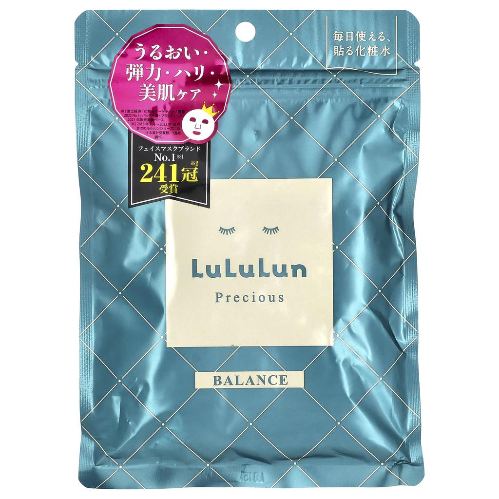 Precious Balance, Beauty Sheet Mask, Green 4Ks, 7 Sheets, 108Ml(3.65Fl Oz)