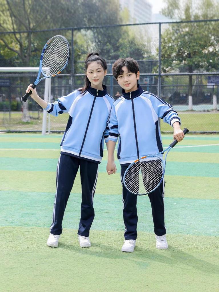 Spring & Autumn Uniforms: Primary School & Kindergarten Sports Sets, Summer Short Sleeve Class Wear