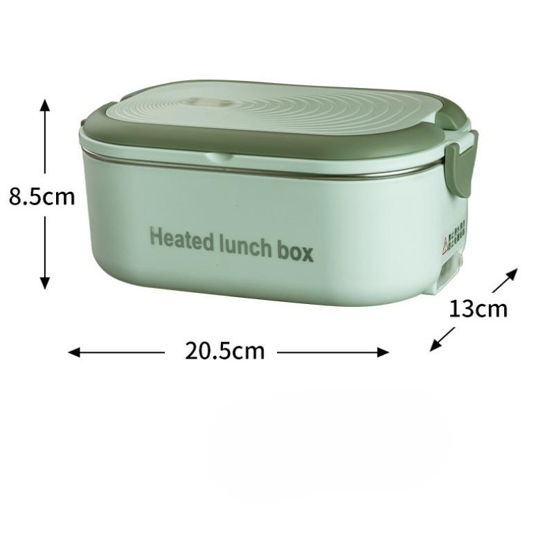 220V 110V Electric Lunch Box Stainless Steel Food Warmer Heating Bento Box 1L EU US Plug School Office Thermostatic Heater 18W