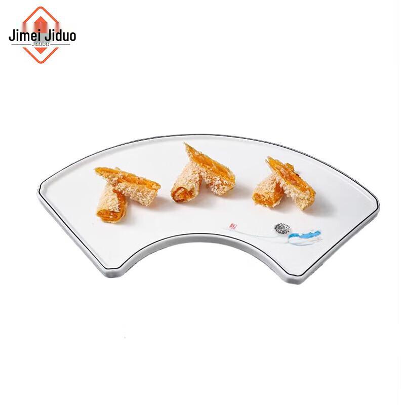 Jimei Jiduo Blue Lotus Ceramic Dining Plates 12.5-inch