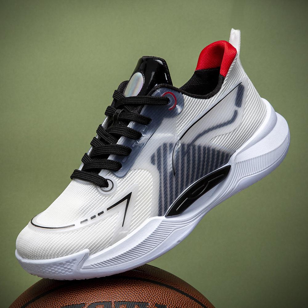 Foreign trade shoes men's thick-soled comfortable and breathable running shoes students' daily mesh color matching fashion sports shoes