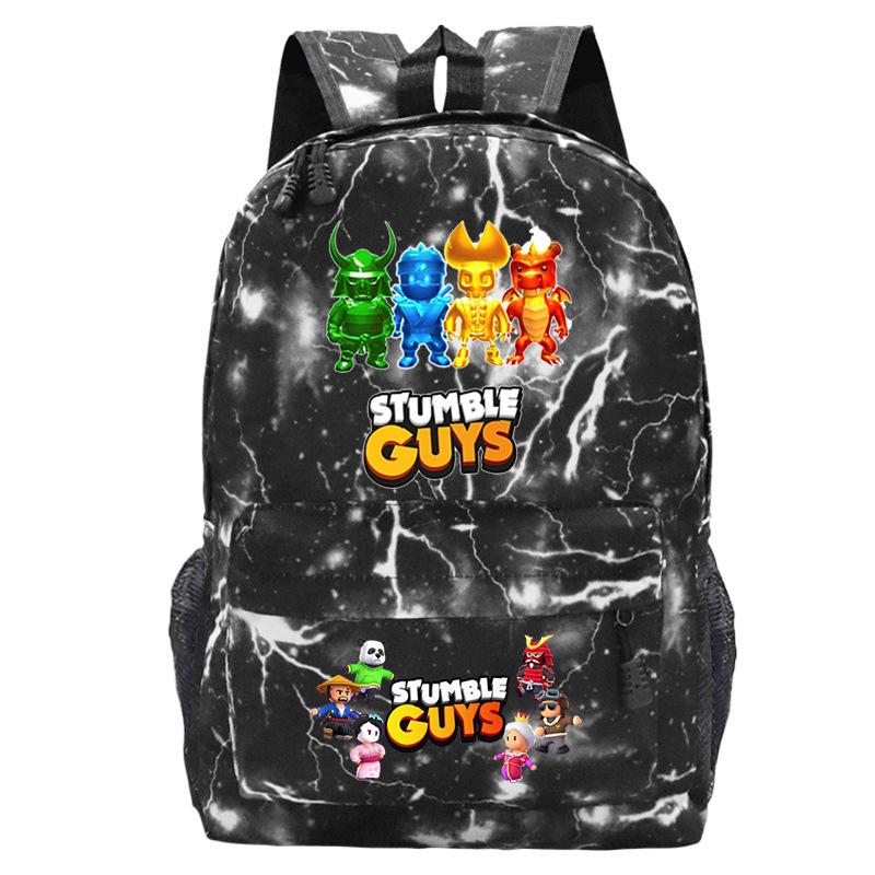 Collision Party Game Merchandise Printing Trend Student Leisure Children Double Shoulder Bag