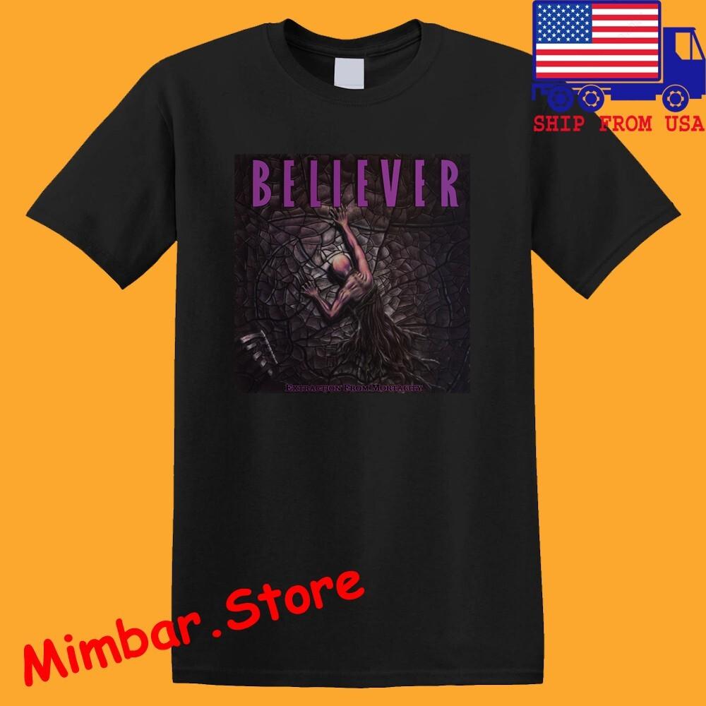 Believer Extraction From Mortality Men s Black Size S-5XL S