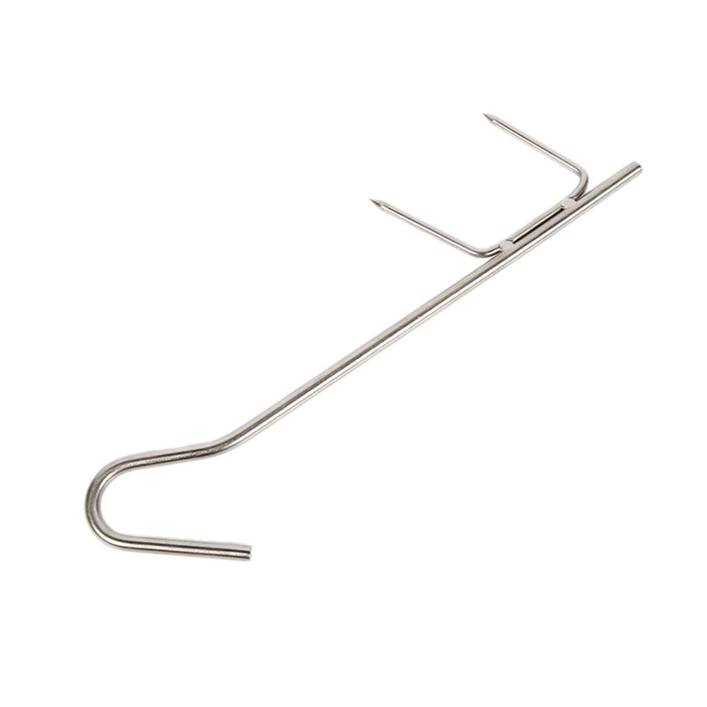 10Pcs Butcher Hooks, Smoking Hooks Set Hooks for Fish Smoking, Fishing Smoking Hooks Set, Stainless Steel Smoking Hooks