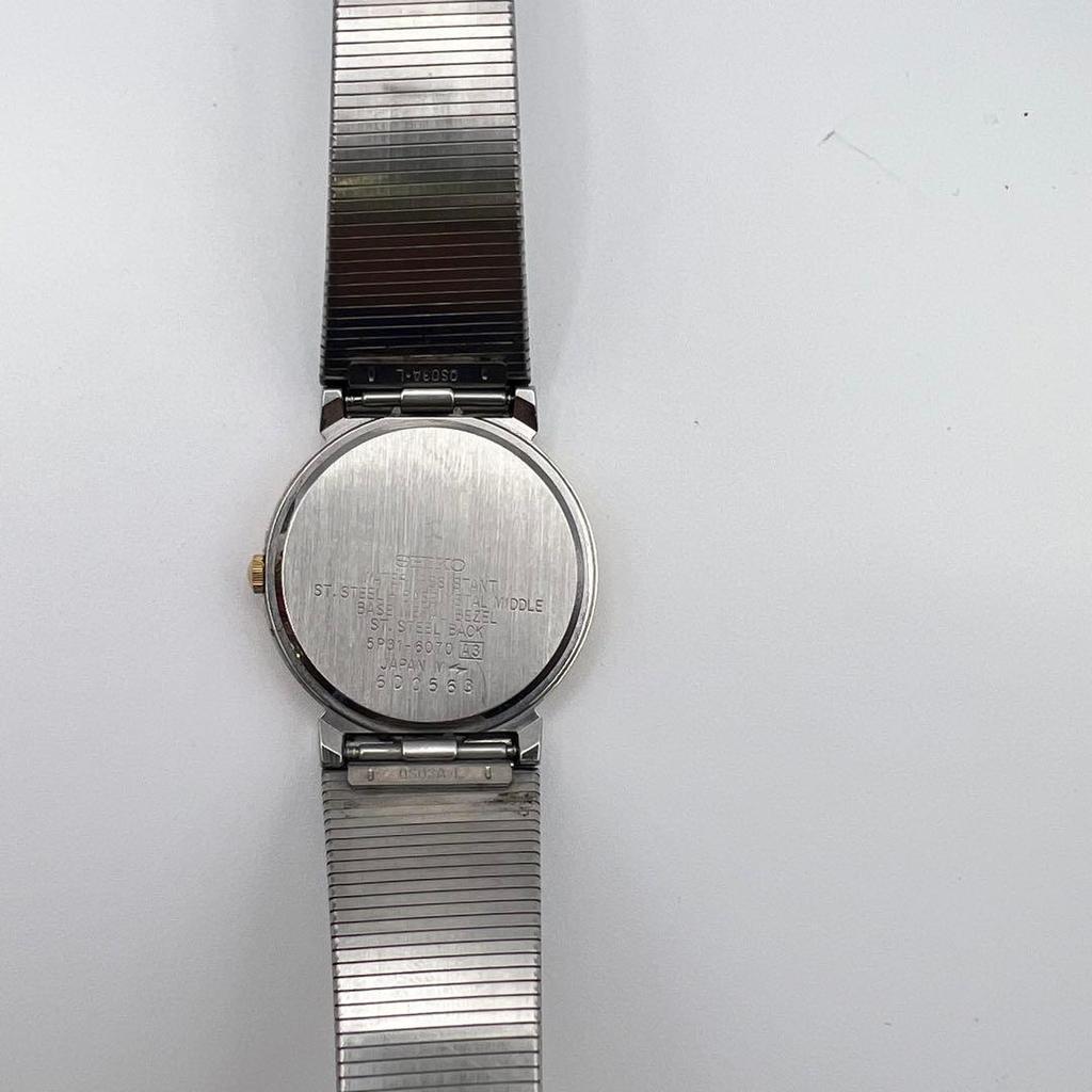 [USED]SEIKO Quartz Slim Dress Watch [Rare/Working] A-30