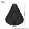 Bike Seat Cover, Exercise Cover Padded Cushion Comfortable with Rain