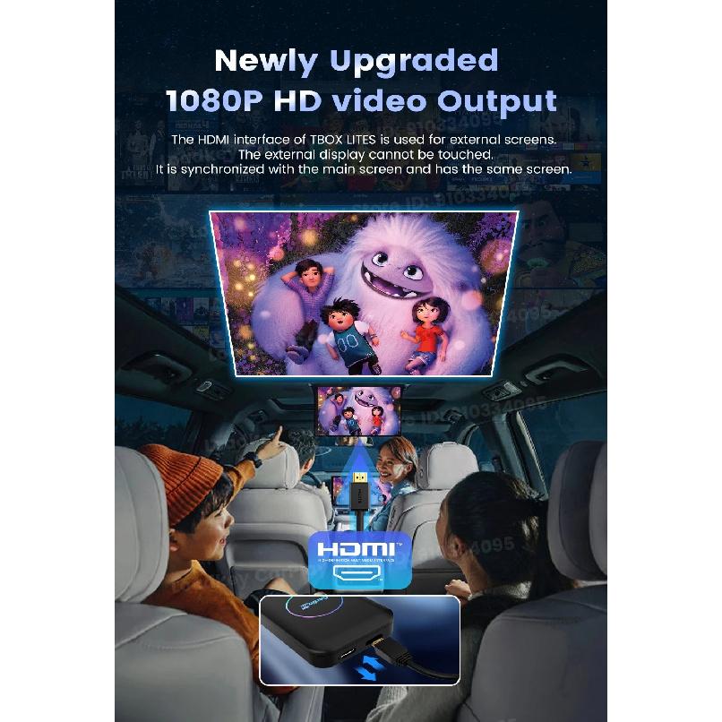 2026 CarlinKit HDMI Android Ai Box Wireless Carplay Android Auto For Youtube Netflix IPTV 5 IN 1 WIFI 5GHZ USB A Plug And Play