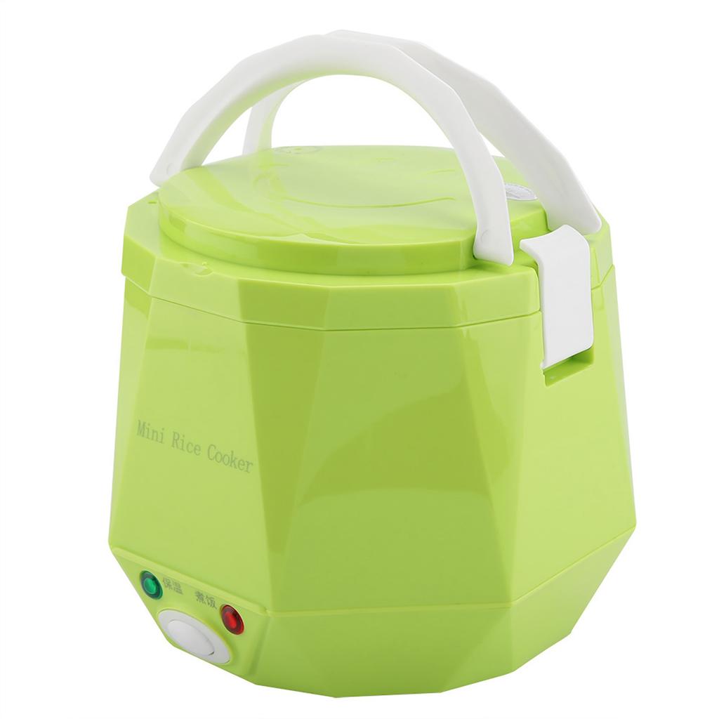 24V 140W 1.3 L Electric Portable Multifunctional Rice Cooker Food Steamer for Truck(Green)