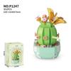 Lego-Compatible Micro Bricks Succulent Plant & Rose Bouquet Bonsai Girls' Assembly Toy Gift