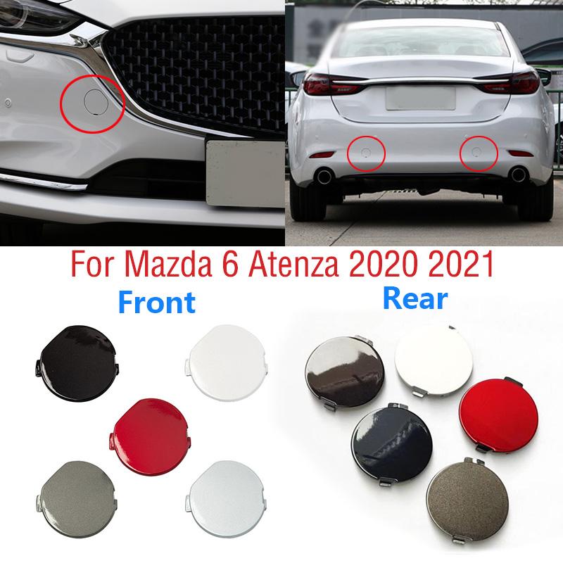 For Mazda 6 Atenza Car Front Rear Bumper Tow Hook Cover Cap Trailer Hauling Eye