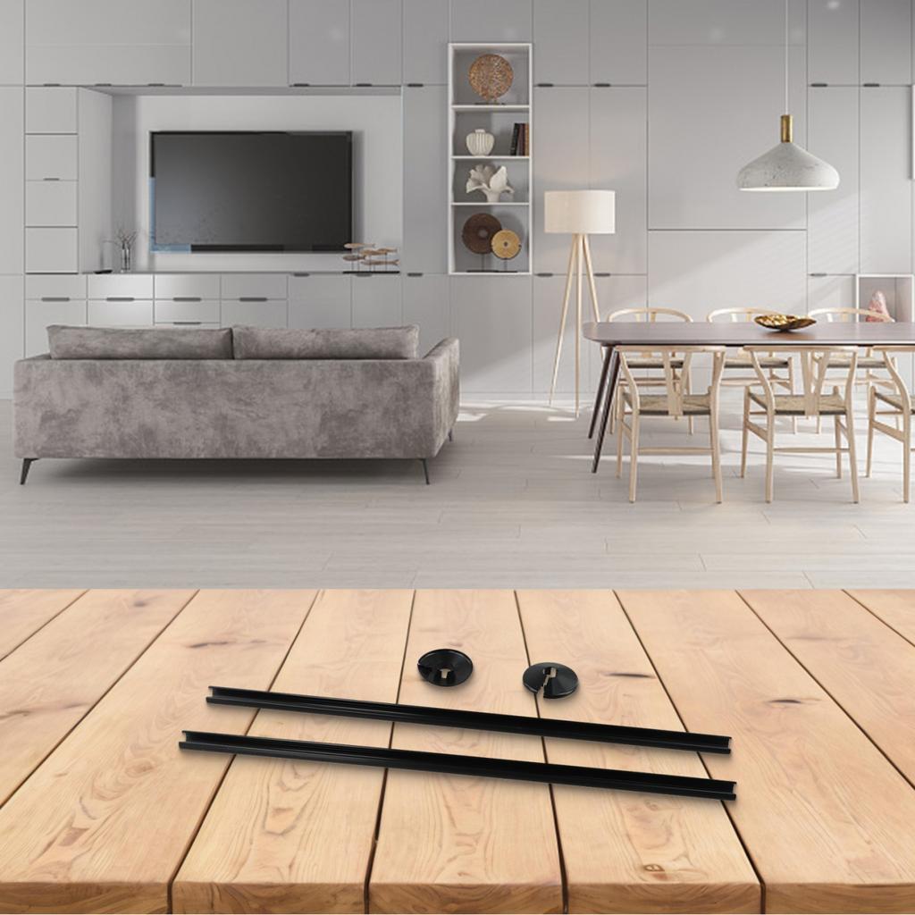 2 ks Krytů na radiátorové trubky + Objímky na trubky 15 x 500 mm / Objímky na trubky 15 mm bílá černá