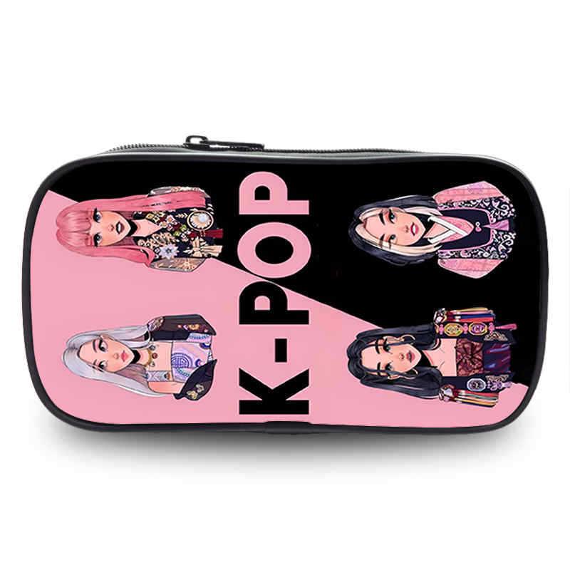 Demon Hunter Kpop Girlgroup Federmäppchen - Strapazierfähiger Oxford-Stoff Reißverschluss für Schüler