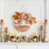 Farmhouses Welcome Wood Sign Delicate Fall Themed Wood Welcome Sign with Bowknot and Berries for Decoration