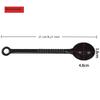 10Pcs Baking Tools 10g Measuring Spoon 10Pcs Non-slip Long Handle Coffee/Black Coffee Scoop Plastic Hangable Sugar Scoop Kitchen