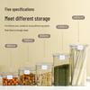 Square Grain & Snack Sealed Jar - Moisture-Proof Kitchen Storage Box