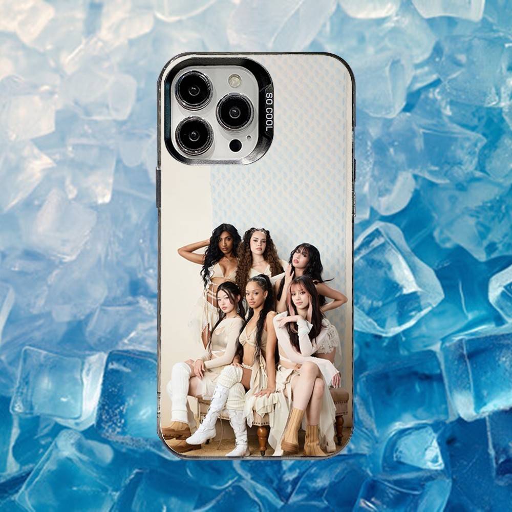Hot Music K-KATSEYE Phone Case For iPhone 16,15,14,13,12,11,Mini,Pro,SE,MAX White Matte Shockproof Cover iPhone13