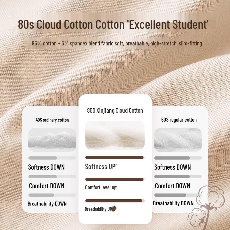 Maoren Women's Thin Cotton Slim Thermal Leggings