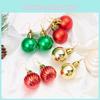 Colorful Christmas Light Bulb Modeling Design Earrings For Women Holiday Gift