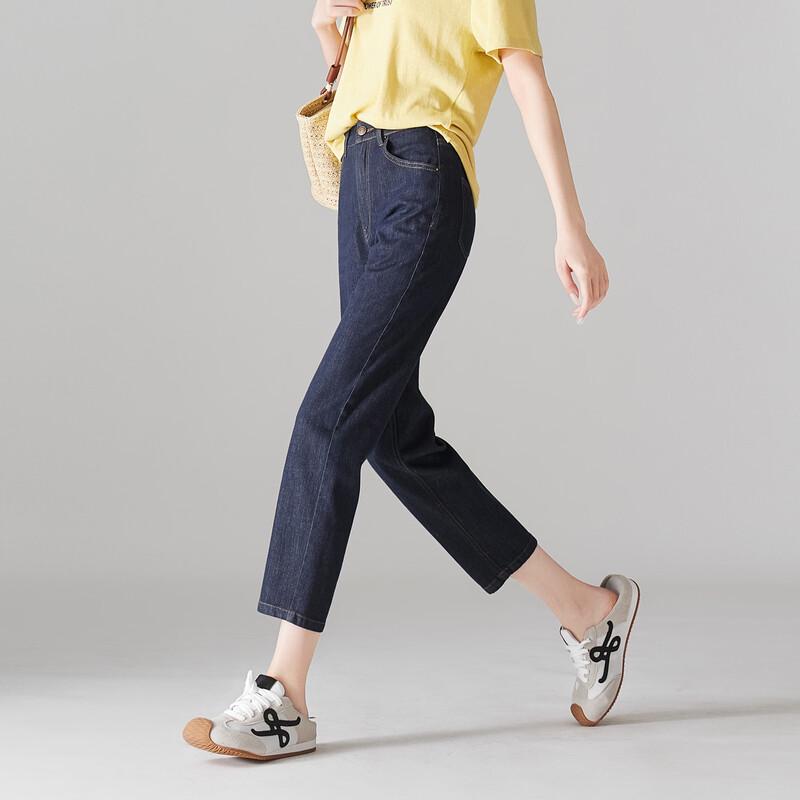 SOFSIL Women's Vintage High-Waist Cropped Jeans