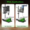 Multifunctional Workbench Folding Milling Table Manual Precision Cross Table for Drilling Brackets & Other Suitable Machine