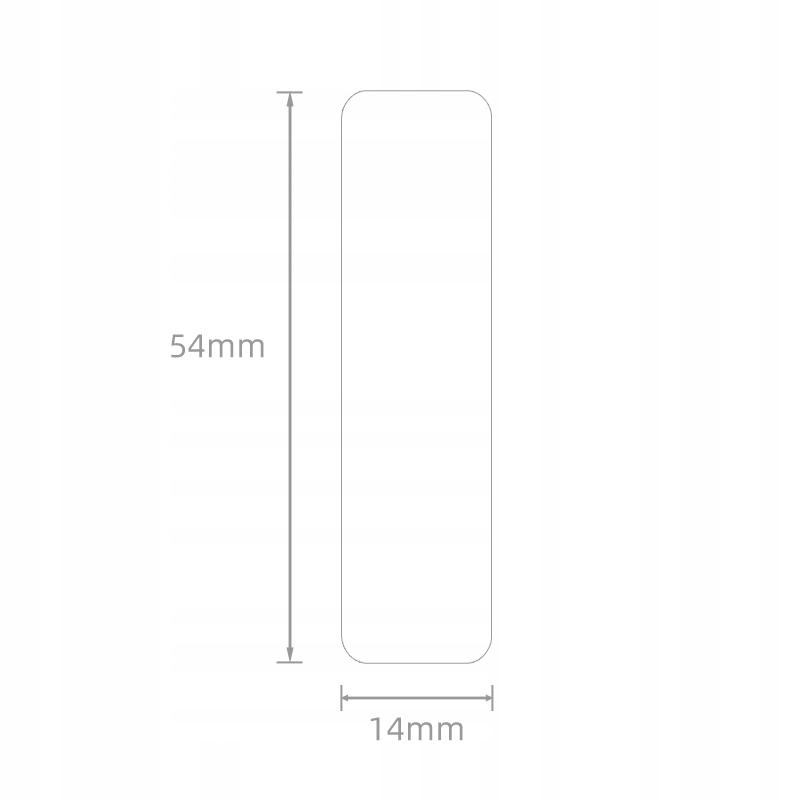 Niimbot Labels Stickers 14*54Mm White 120Pcs D11/D110/D101 Original