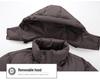 NASA Collaboration 2025 Men's Winter Cotton Jacket with Hood - Korean Style, Warm and Trendy Thicken Outerwear