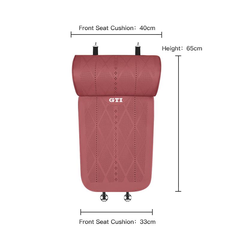 LMN1 VW 2026 Hot Car Seat Leg Support Cushion Breathable Non-Slip Mat Cover For VW GTI Tiguan Passat Golf Polo Magotan ID.3 T5 Arteon