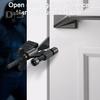 Portable Door Lock Additional Privacy Home Security Door Stop Lockdown Lock Hotel Apartment Dorm Traveling Metal Door Locker