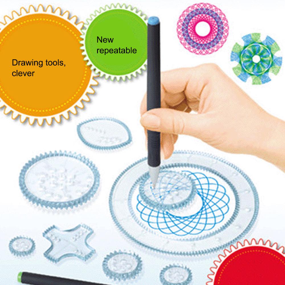 Spiral Drawing RulerToys Intellectual Gift Art Designer Board for Kids Children