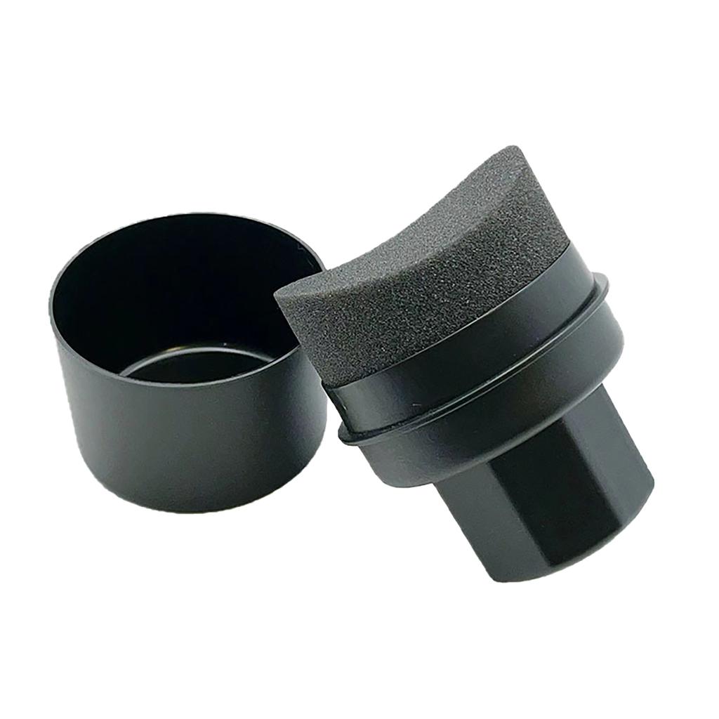 Car Tire Waxing Sponge Car Wax Applicator Pad With Lid Curved Shaped Easy Waxing Tire Sponge Tire Cleaning Tools Detailing Brush