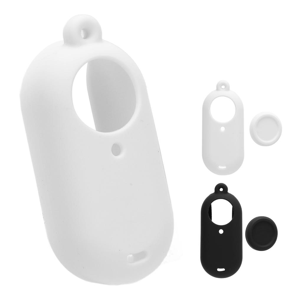 Silicone Protective Case Set for GO 3S Thumb Camera Protective Cover and Lens Cap with Lanyard