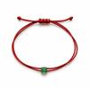 Crystal Gemstone Braided Rope Bracelet Multicolor Bohemian Bracelet Zircon Bracelet  For Women