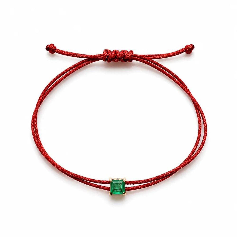 Crystal Gemstone Braided Rope Bracelet Multicolor Bohemian Bracelet Zircon Bracelet For Women