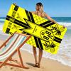 Brave BVB Logo Print Beach Towel, Large Soft Quick Dry Towel for Beach Camping Swimming