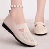 Damen Plus Size Stoff Ballerinas Weiche Sohle Bequeme Gehen Schuhe