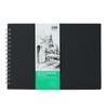 Water Color Paper Sketch Book Double Spiral Binding Hard Backing Thick Acid Free Paper Marker