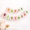 New Hot Goldfish Tail Hot Stamping Happy Birthday Banner Party Decoration Happy Birthday Banner Gifts
