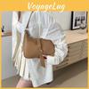 Trendy Medium-sized Pu Underarm Bag For Women With Unique Vintage Style And Zipper Closure