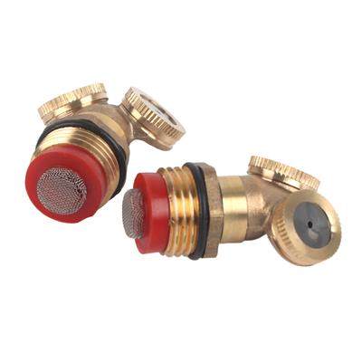 2pcs Brass Spray Misting Nozzle Agricultural Garden Sprinkler Irrigation Sprayer