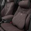 Car Leather Seat Headrest Lumbar Back Support Cushion Neck Pillow For Tesla Model 3 Model Y Model S X Cybertruck Roadster SpaceX