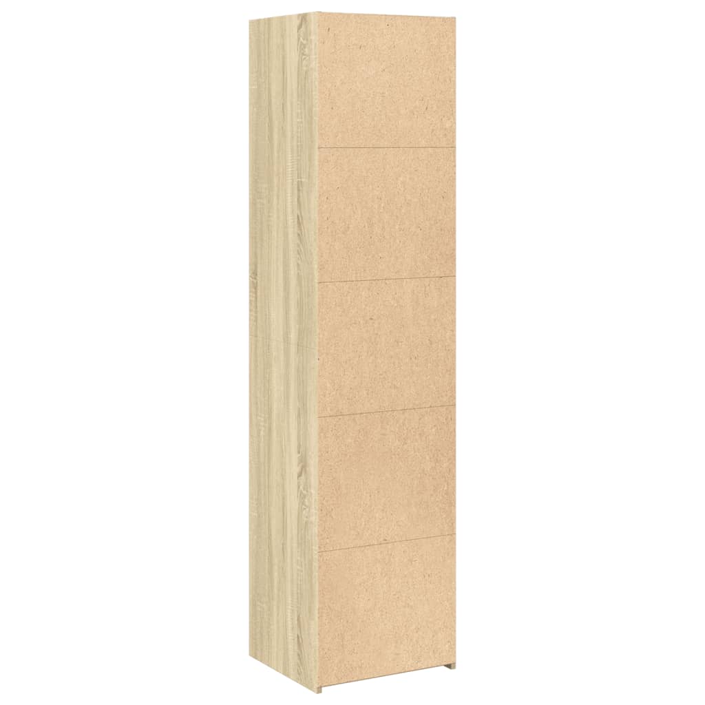 Highboard Sonoma Oak 45 X 41 X 185 Cm Particleboard