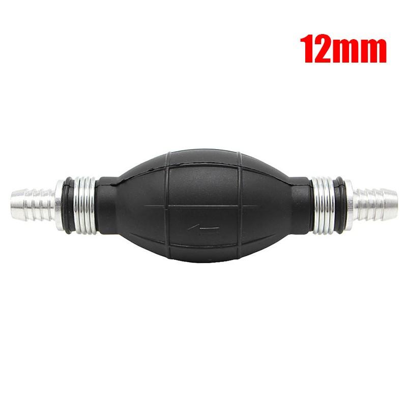 Fuel Hand-primer Pump Bulb Gas Petrol Rubber Aluminum Engine Car Water