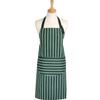 Stripe Apron Green Short [Marks International] Butcher's DX-101GR