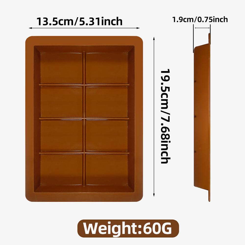 Molde de silicona para barra de chocolate, antiadherente, reutilizable, de grado alimenticio, molde de silicona para barra de chocolate de Dubái, regalo hecho a mano con forma de pistacho