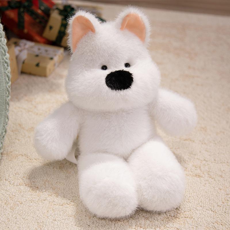 

Милая кошка с тремя цветками, плюшевая игрушка West Highland, рюкзак, который просто необходим девочкам, путешествующим по улице full length 47cm