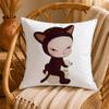 Whimsical YYoshitomo NaraS Cushion Cover Ultra Soft Pillowcase CloudLike Comfort Fabric with Concealed Zipper