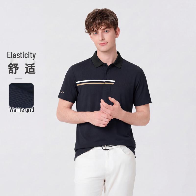 Goldlion Men's Summer Breathable Polo Shirt