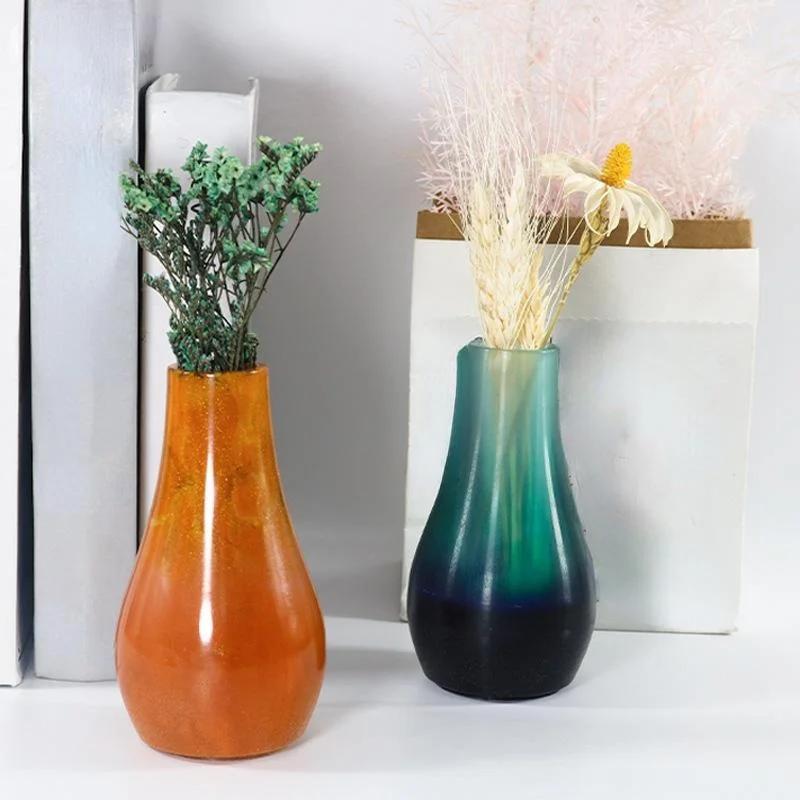 Diy Drip Mold Jade Net Vase Silicone Mold Home Accessories Ornament DIY Mold Vase Silicone Mold Jewelry Home Furnishing